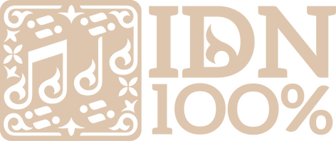 Logo IDN100% The official logo for IDN100%, the Indonesian focused UTAU synthesis team